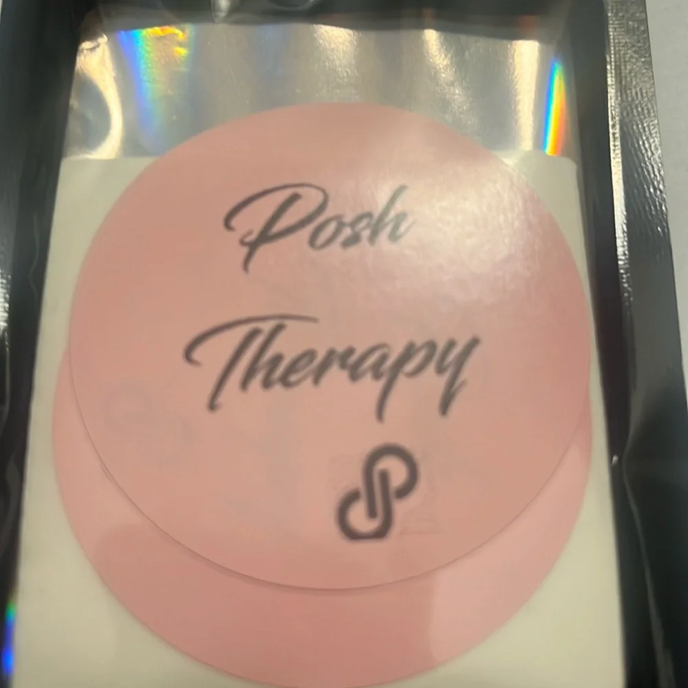 2” Posh Therapy Hand Crafted Stickers (50) Total NIP